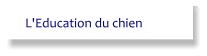 L'Education du chien